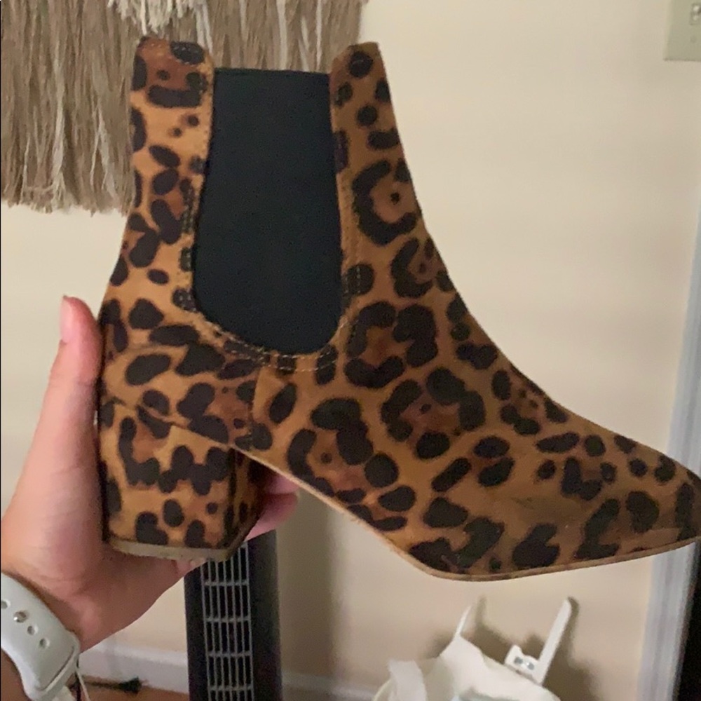 Cheetah booties